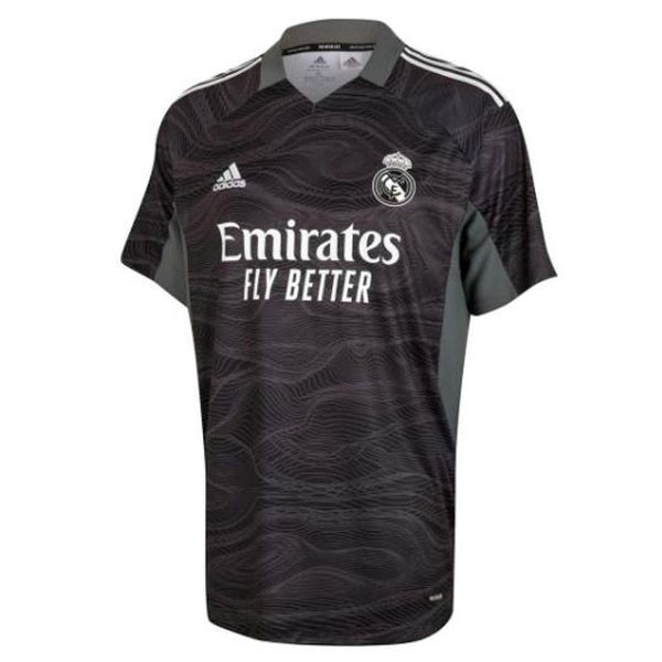 Thailand Trikot Real Madrid Torwart 2021-2022 Schwarz Günstige Fußballtrikots